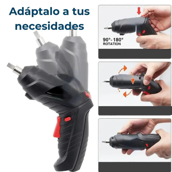 CLICKMASTER™ - KIT DESTORNILLADOR 47 piezas Eléctrico